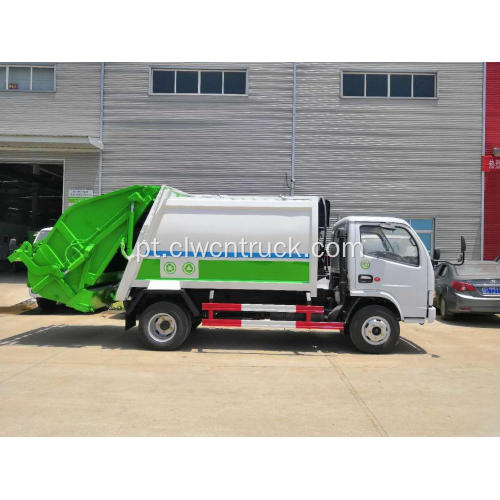 Novo caminhão de coleta de lixo Dongfeng 115hp 6cbm